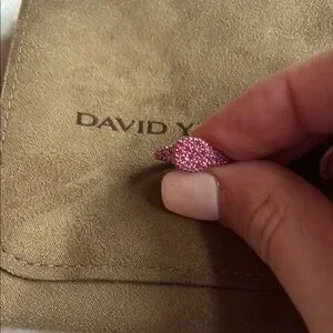 David Yurman Pink Pave Ring